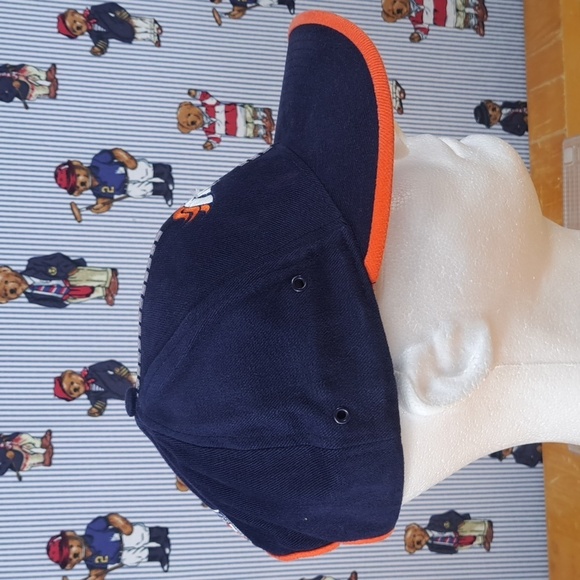 Vintage Denver Broncos Logo Athletic stitched logo softshell blue pulltab hat - Picture 5 of 10